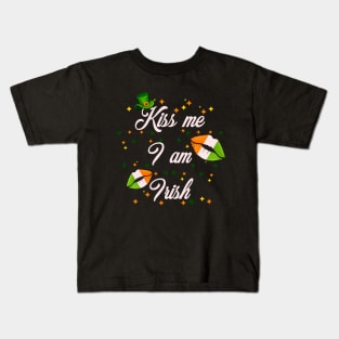 Kiss me I’m Irish st Patrick’s day Kids T-Shirt